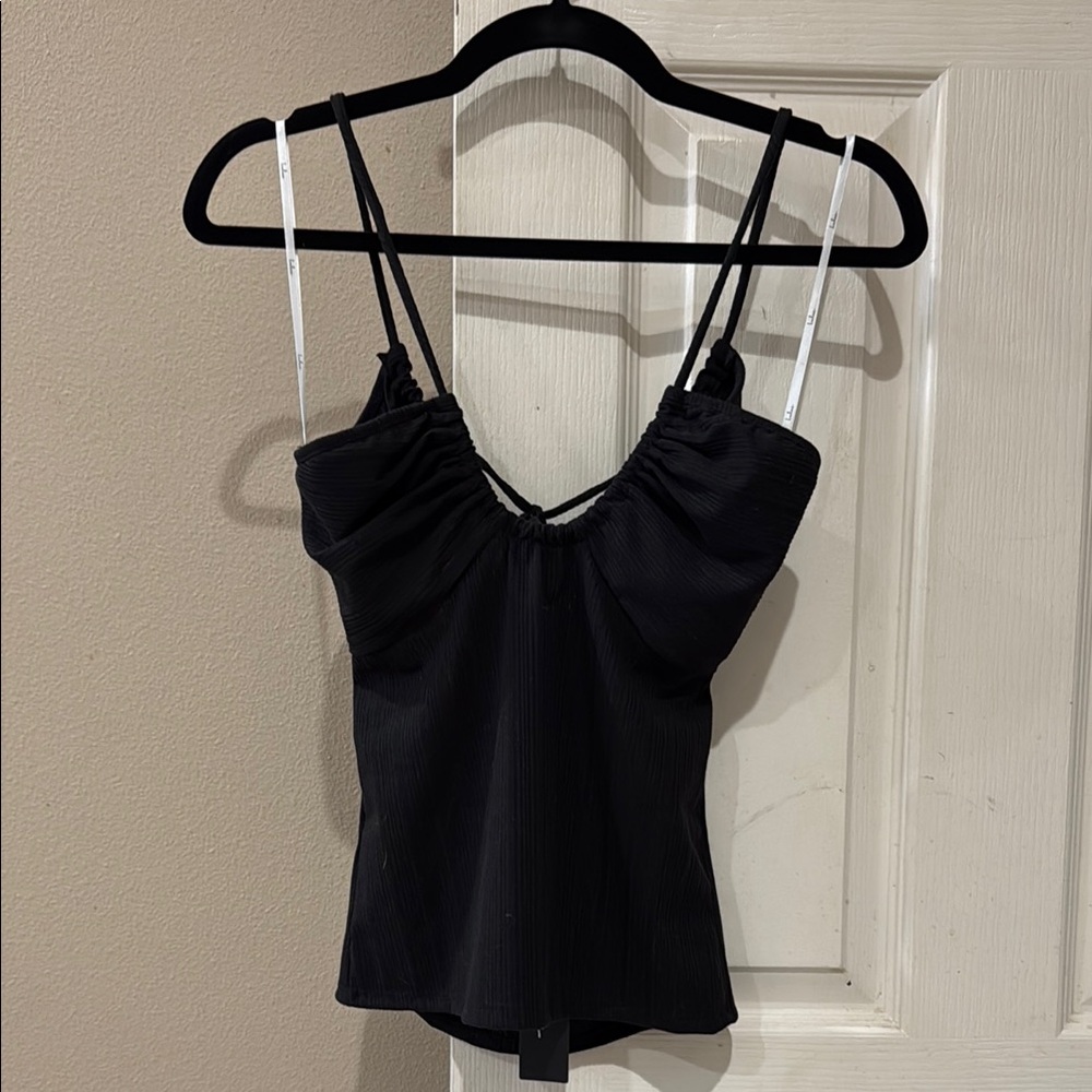 Lulu's Black Camisole Top